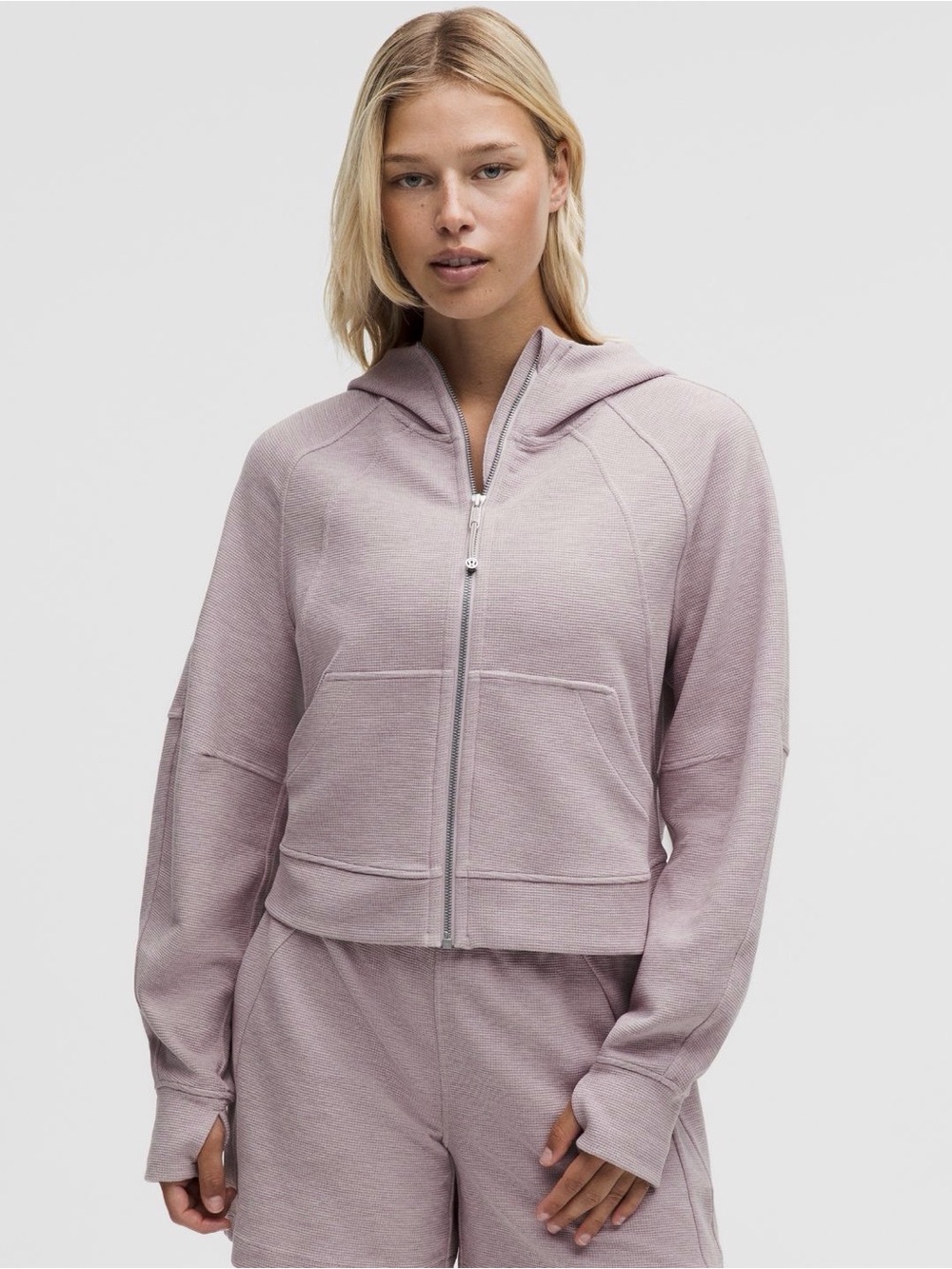 Lululemon Scuba oversized full zip hoodie waffle